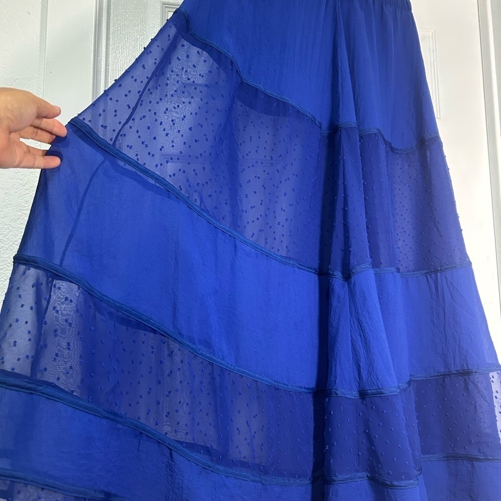 Dress the Population Royal Blue Maxi Skirt - Picture 3 of 4